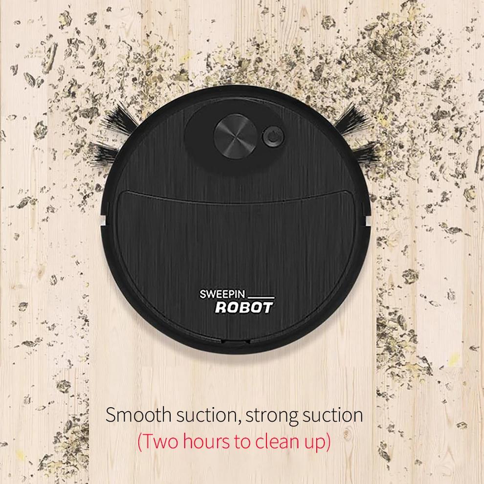 Portable Mini Wireless Sweeping Robot